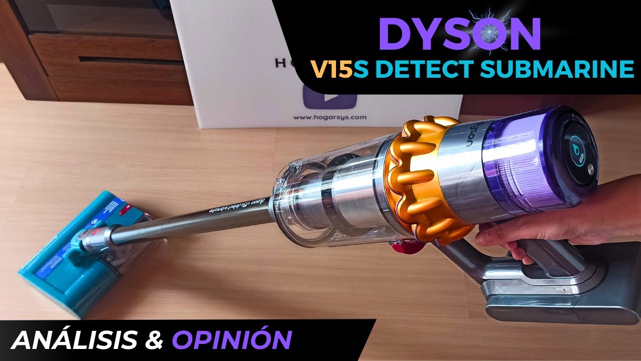 Reproducir review de la Dyson V15s Detect Submarine