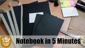 Recycled Paper Notebook in 5 Minutes!