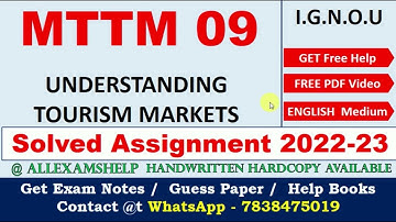IGNOU MTTM 09 SOLVED ASSIGNMENT 2022-23 | IGNOU MA Assignment 2022-23 | Get PDF @7838475019