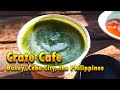 Enjoying the view and quenching the thirst at the cozy crate cafe busay cebu city the philippines