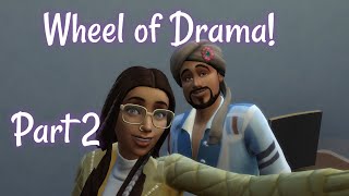 Late Night Sims 4 Chaos! Wheel of Drama Llama! Part Two