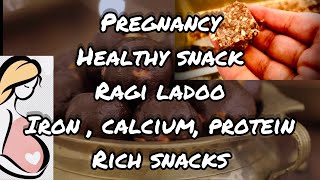 healthy snacks for pregnancy| RAGI LADOO|protein rich snacks for pregnancy|food sources of iron veg by Shilpi Shukla 2,510 views 2 years ago 3 minutes, 59 seconds