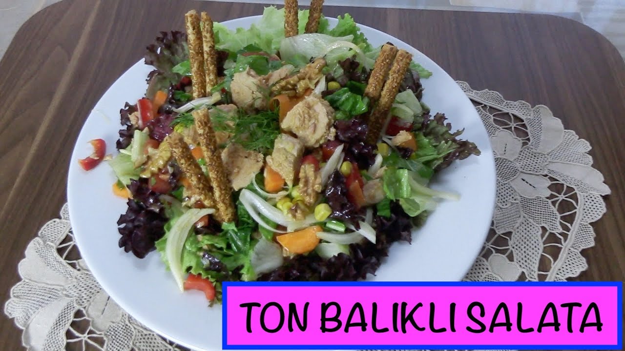 Ton Balıklı Salata Tarifi Videosu Ton Balıklı Salata Tarifi Videosu