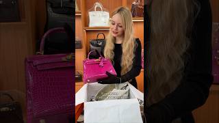 Kelly 25 из кожи крокодила Shiny Porosus. Больше ассортимента в Telegram (ссылка в шапке профиля)☝🏻