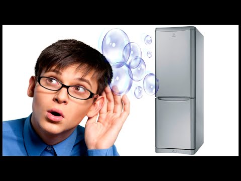 Почему холодильник издает булькающие звуки