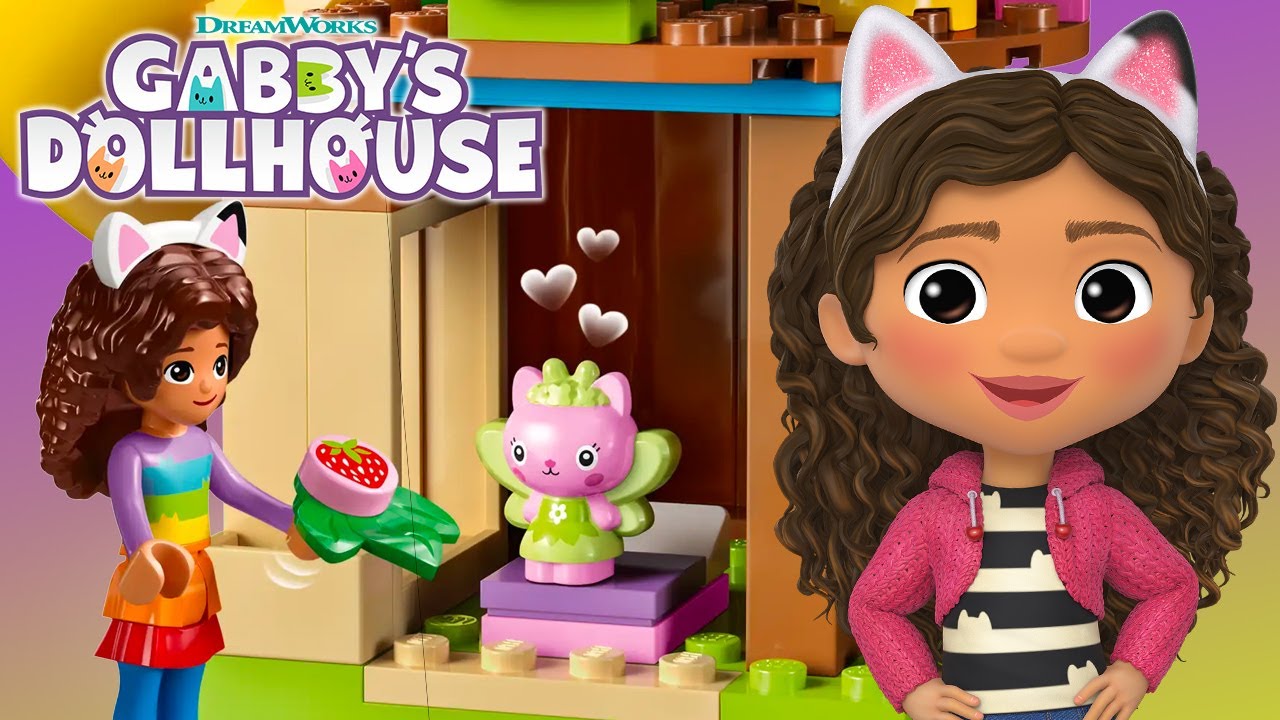 Throwing My Own GARDEN PARTY! Building Gabby & Kitty Fairy's LEGO Playset