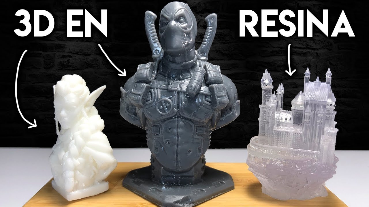 Impresora 3D Resina | Funciona Impresora 3D de Resina | Objetos 3D en Resina -