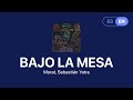 Morat, Sebastián Yatra - Bajo La Mesa (Lyrics / Letra English &amp; Spanish)