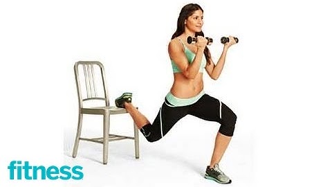 Full Body Workout: Split-Squat Curl | Fitness