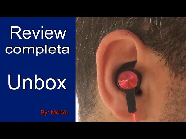 Review y unbox  Huawei Sport Bluetooth Headphones Lite (español) 