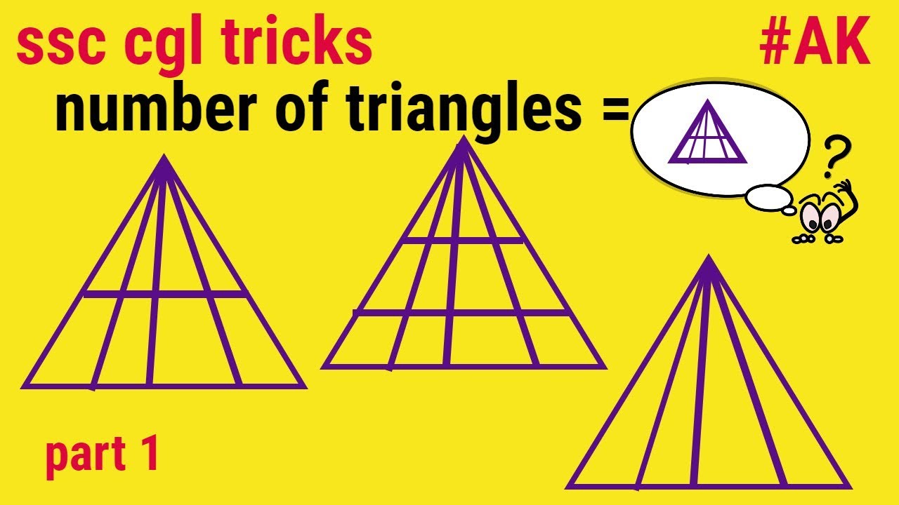 how to calculate number of triangles in a figure