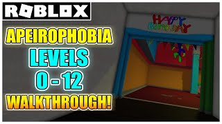 ROBLOX - Apeirophobia - Level 0 to 5 - Full Walkthrough 