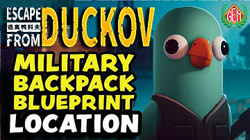 Escape from Duckov Military Backpack Blueprint Location