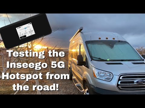 Vanlife Test - We test out the Verizon Inseego 5G Ultra Wideband Hotspot