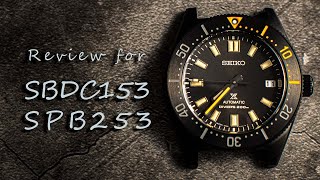 Review for Seiko Prospex SBDC153 SPB253. - YouTube