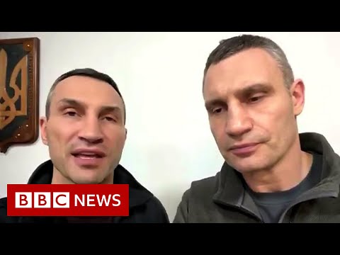 Ukraine’s Klitschko brothers say Russia’s war is against ‘whole civilian world’ - BBC News