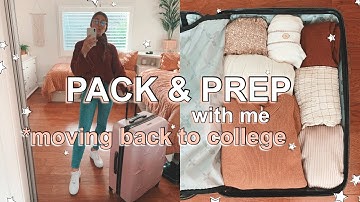 PACK WITH ME FOR COLLEGE!! (moving back to college at ASU)