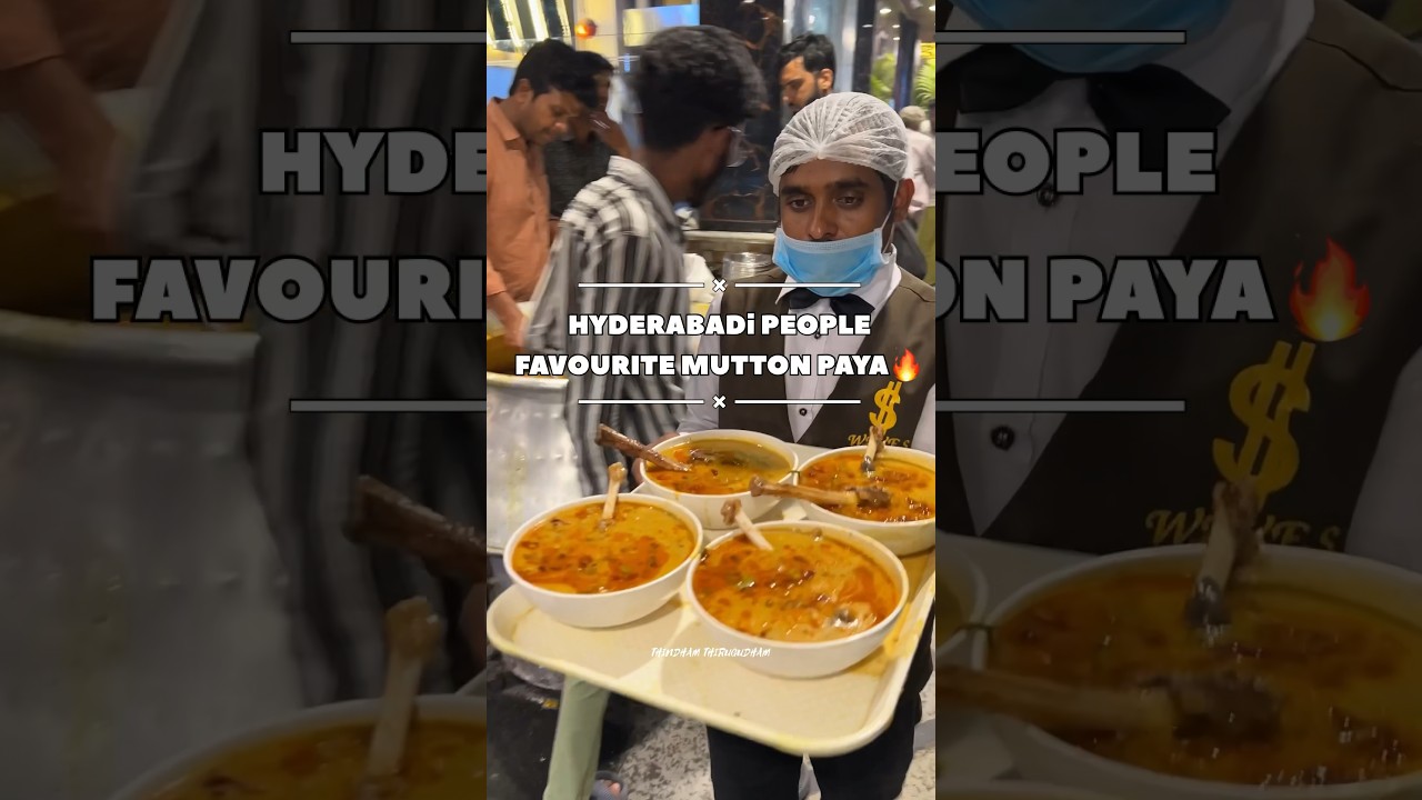 HYDERABADi PEOPLE FAVOURITE MUTTON PAYA🔥||#hyderabad #muttonpaya #nihari #telangana #muttonrecipes