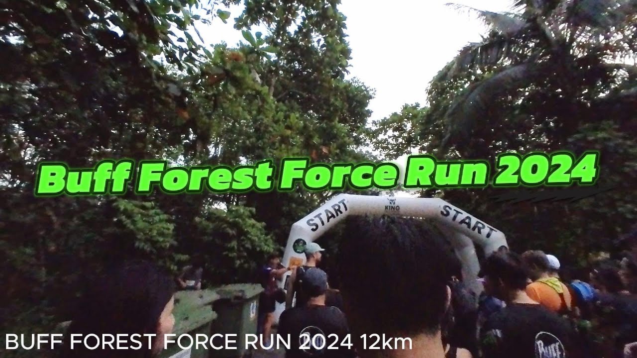 Buff Forest Force Run 2024, 12km Trail Run | 싱가폴 트레일런 | 버프 포레스트 포스 런 ...