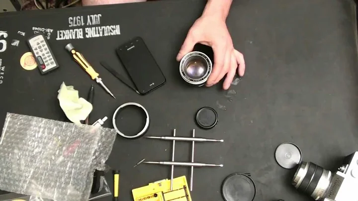 Beseler 58MM Lens Rebuild / Repair Part 2