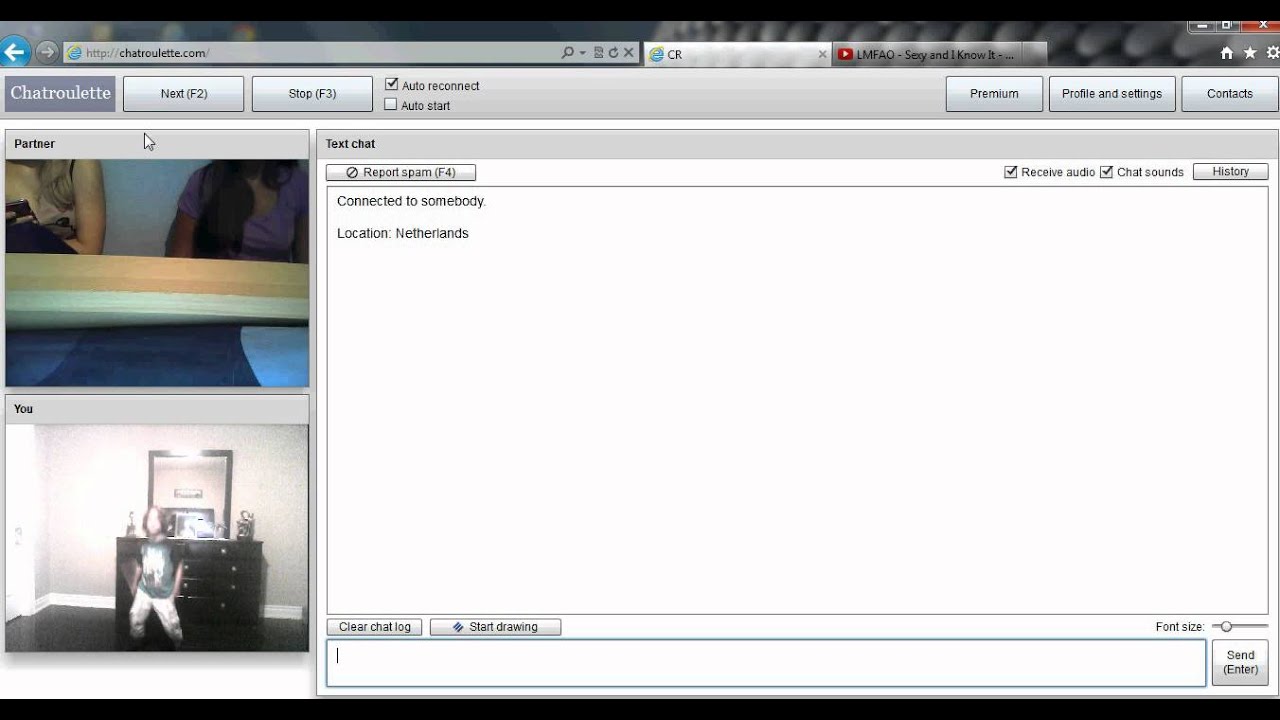 Chatroulette Sexy And I Know It Youtube