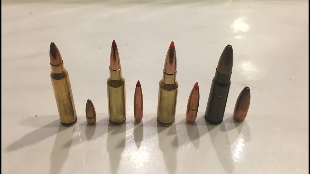 5.56 vs .224 Valkyrie vs 6.5 Grendel vs 7.62 x 39 - YouTube.