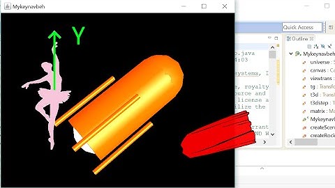 3D Models in Java 3D: Beginners Only_8 Flying a Primitive Rocket (with Source Code)