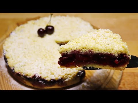 Вишнвый ПИРОГ Самый Простой Ягодный Пирог! Cherry pie