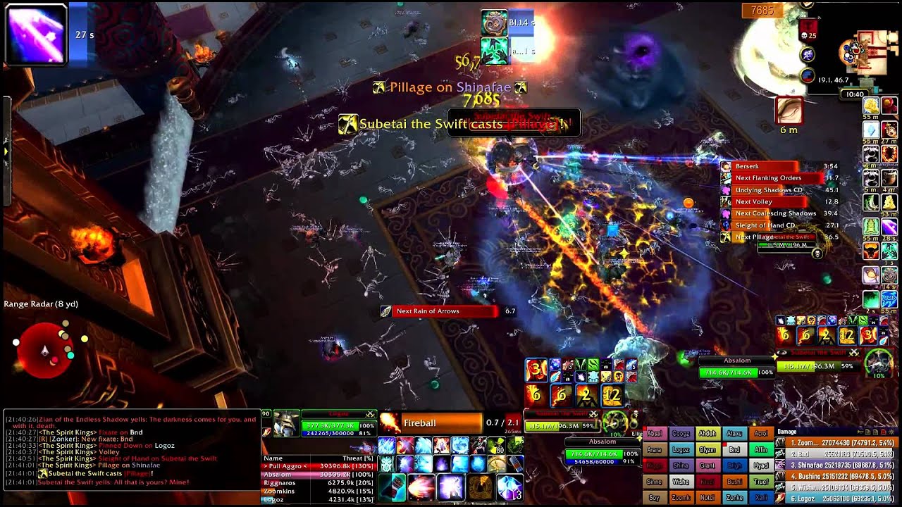 Blood Legion vs Heroic Spirit Kings 25M - World First (Mage PoV)