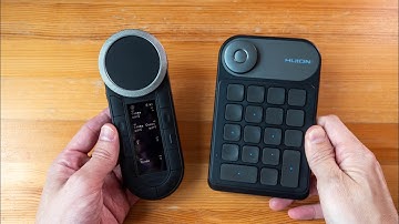 New Huion Keydial Remote K40 vs Keydial Mini K20
