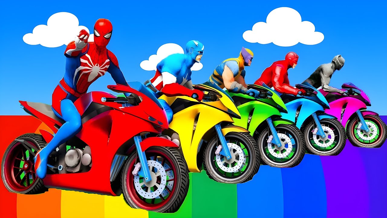 Spider-Man Rescue الرجل العنكبوت انقاذbatman vs iron man vs venom funnyGame GTA 5 superhero