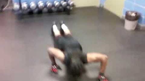 Switching hands on push-ups