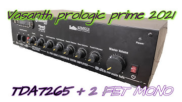 5.1 Surround Amplifier | VASANTH PROLOGIC 2021 | TDA7265 + 2 FET MONO | Good quality 👌👌👌