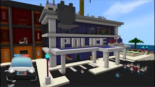 bouw je eigen politie bureau in minecraft