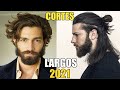 7 CORTES de CABELLO MEDIO-LARGO de HOMBRE a la MODA 2021 | ¿Como peinarse?