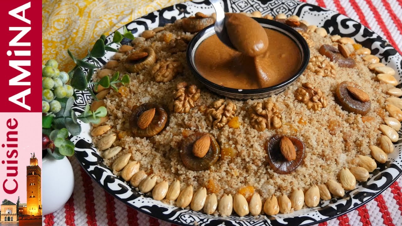 أروع وأسهل كسكس بلبولة الشعيربأملو مرافق للأطباق الرئيسية + طريقة تحضير أملو معلق ولذيذ