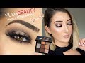 HUDA BEAUTY SMOKEY OBSESSIONS PALETTE TUTORIAL, SWATCHES & REVIEW