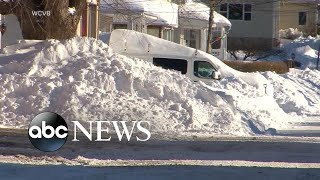 Massive blizzard slams the North East