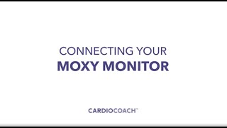 How To Connect a Moxy Monitor to CardioCoach Software screenshot 1