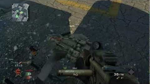 Black Ops glitch, weird knife kill but he wasn