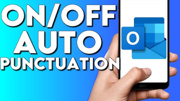 How To Turn ON / OFF Auto Punctuation on Microsoft Outlook Email Mobile App