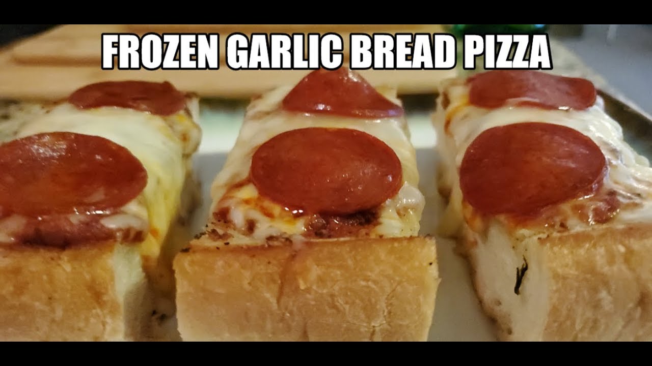How to make Frozen Garlic Bread Pizza Slices at Home for Kids | Dansoy Cook - YouTube