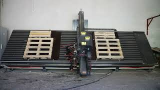 CNC HyperCUT zabijač paleta - kosa verzija sa 4 pištolja