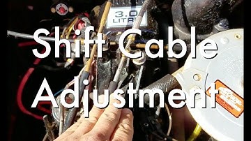 How To Adjust Your Mercruiser Shift Cable