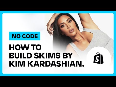 How to build the SKIMS homepage in Shopify without code?! 