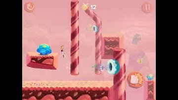Rayman Fiesta Run Level 1 Candy Sugar devil Walkthrough 100% HD 720p