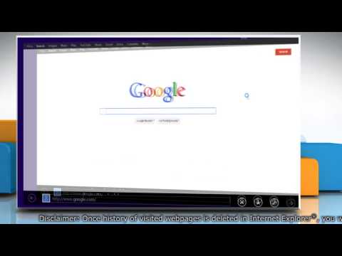 How to delete the history in Internet Explorer® 11 on a Windows® 8.1 PC
