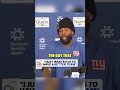 OBJ was asked if he had any regrets after his first stint with the Giants
