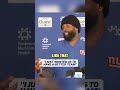 OBJ was asked if he had any regrets after his first stint with the Giants