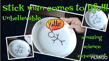 Floating Stick man|Cool science  experiment with explanation| dancing stick man #scienceexperiment